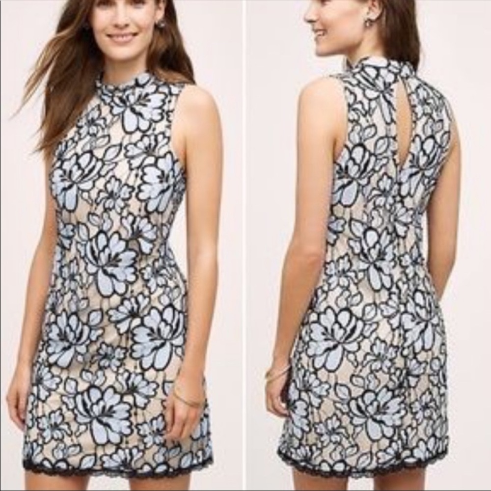 Anthropologie Lace Cocktail Dress